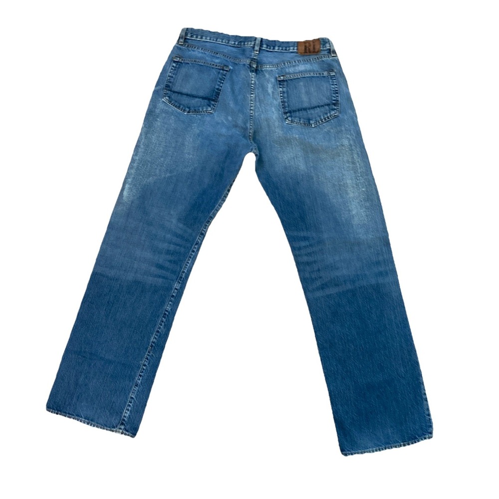 Polo Ralph Lauren RL Denim Ashmore Jeans Sz 36 X 34 (32.5") Straight Leg Blue - Picture 12 of 12